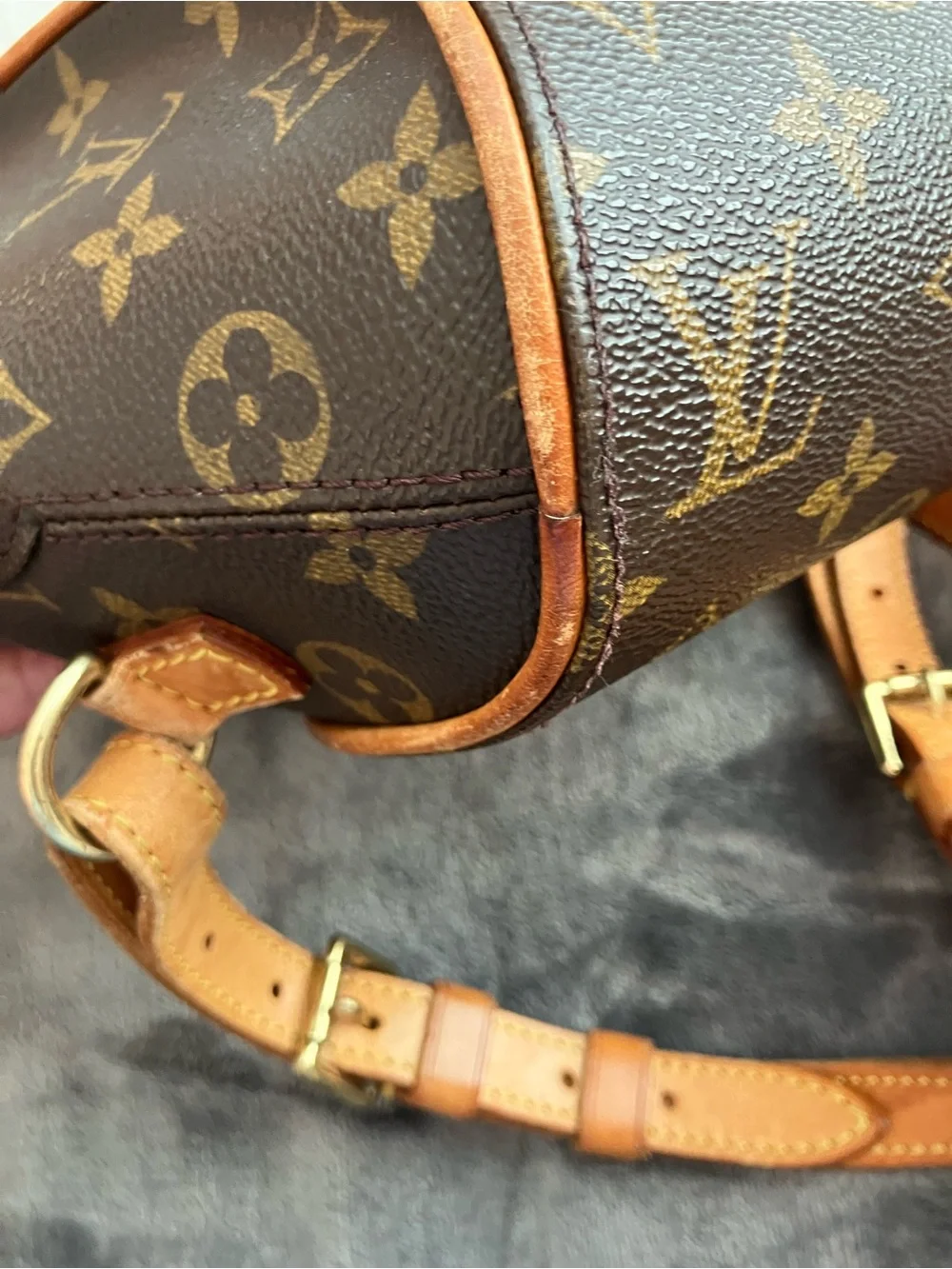 Authentic Louis Vuitton Monogram Vintage Ellipse Backpack - Picture 4 of 14